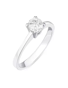 0.57 Karat Lab Grown Pırlanta Tektaş Yüzük