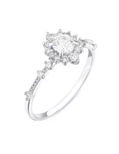 0.59 Karat Hybrid Tektaş Tasarım Yüzük